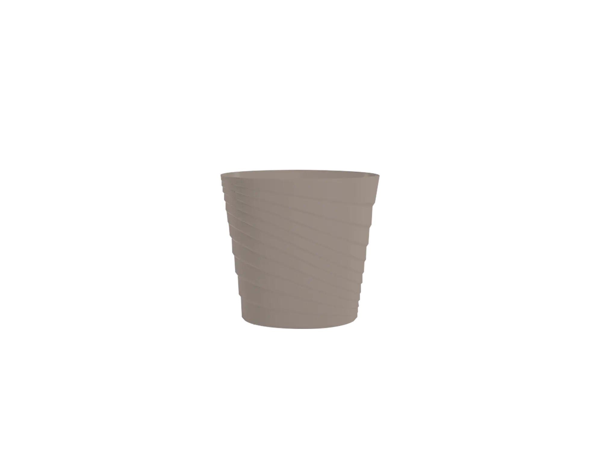Саксија fabbygo Toscana 14cm - мока