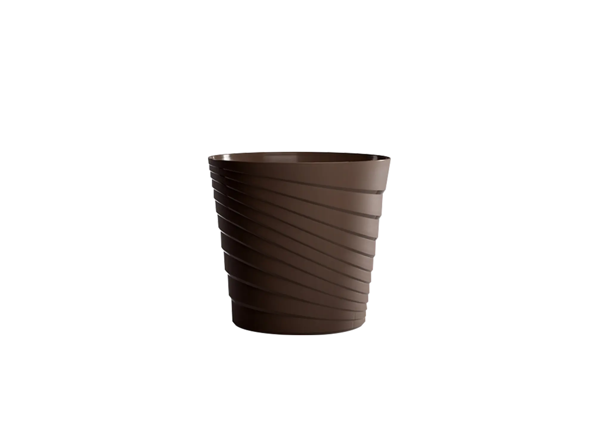 Саксија fabbygo Тоscana 18cm - кафеава
