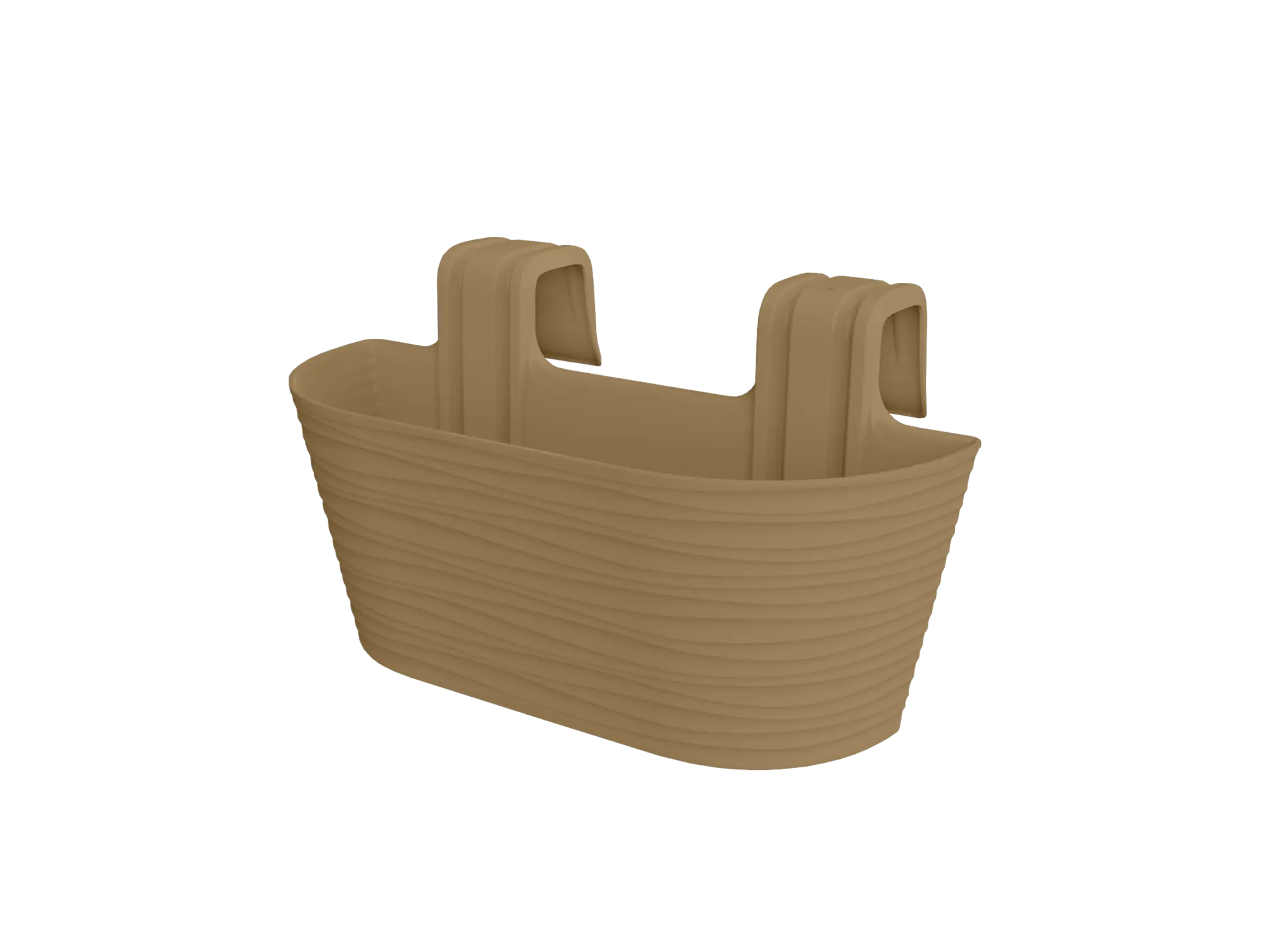 Жардињера fabbygo Siena Duo 50cm - мока