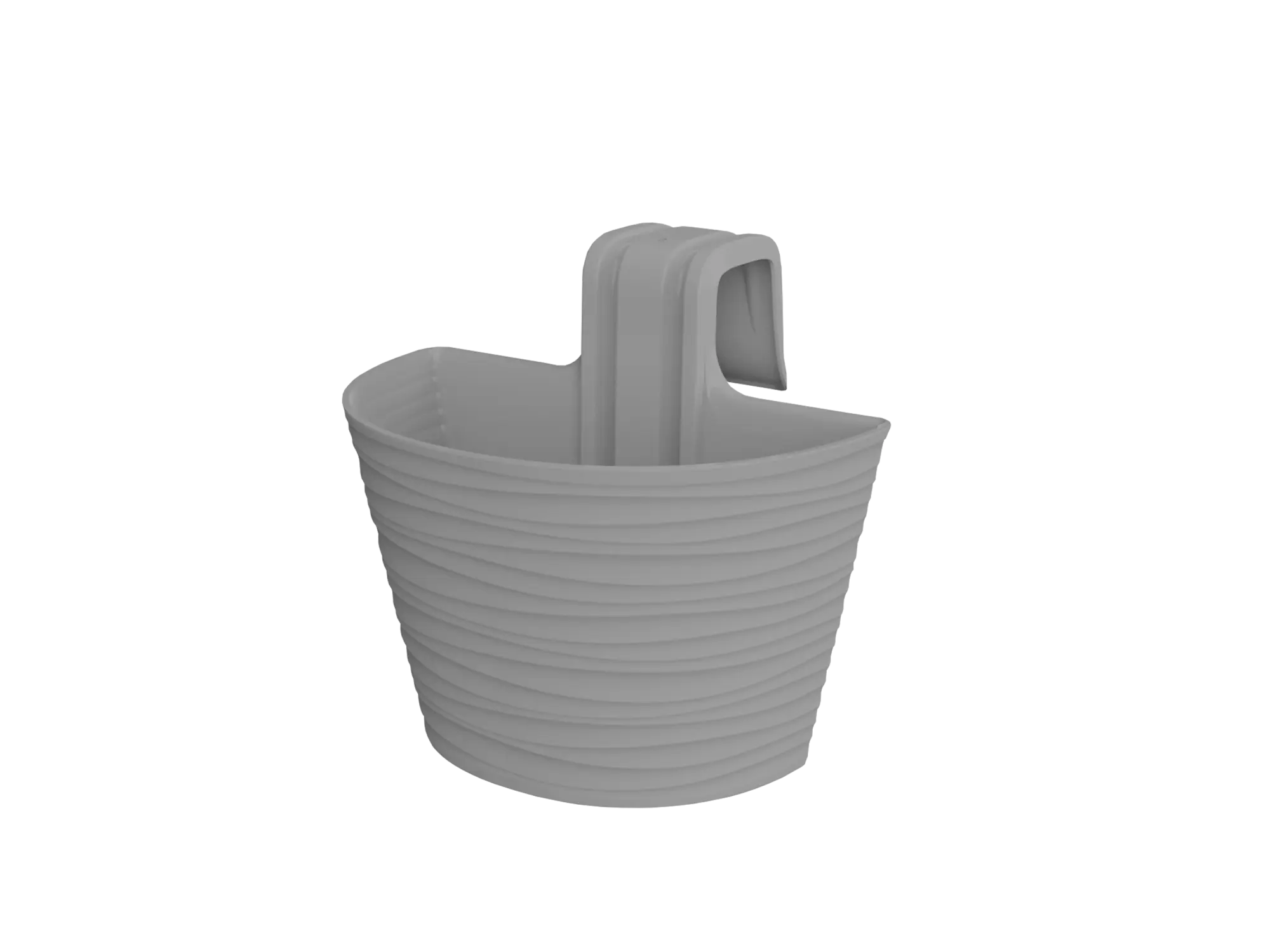 Жардињера fabbygo Siena Mono 30cm - сива