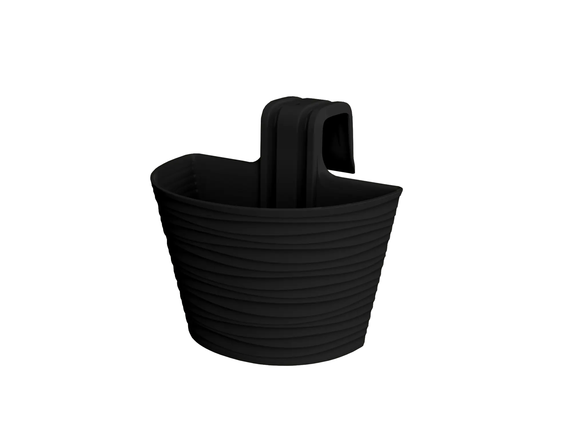 Жардињера fabbygo Siena Mono 30cm - црна
