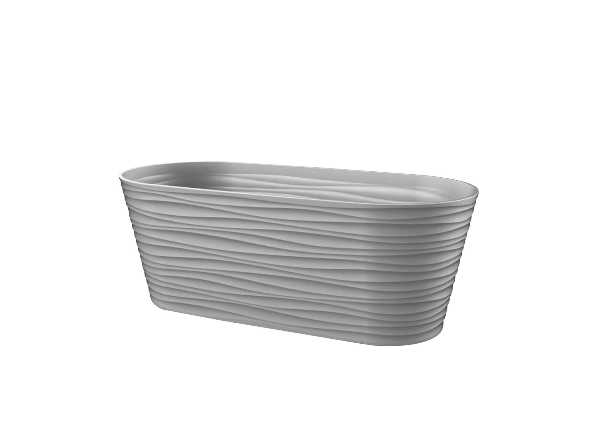 Жардињера fabbygo Modena 50cm - сива
