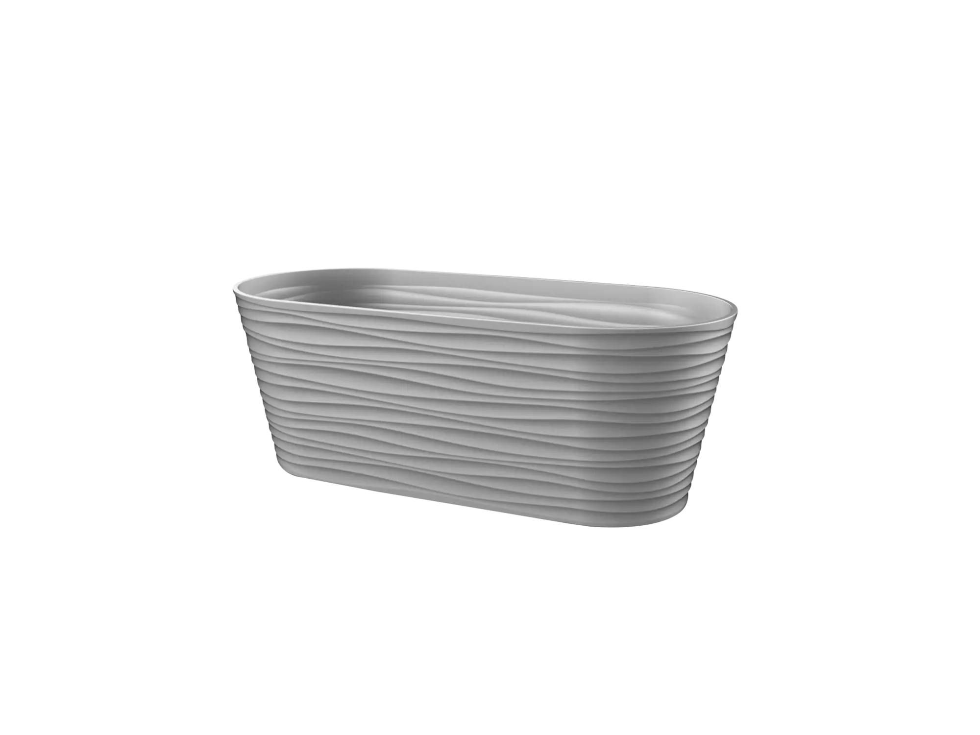 Жардињера fabbygo Modena 35cm - сива