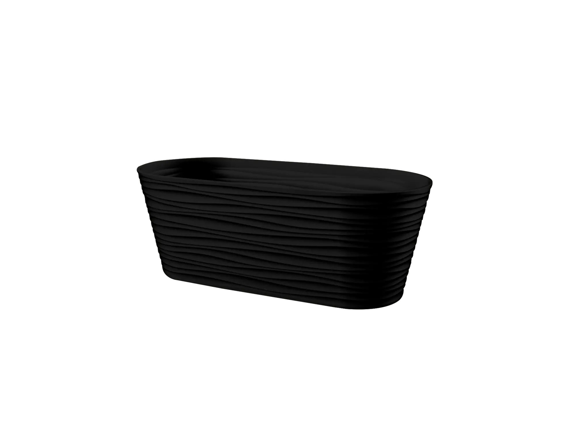 Жардињера fabbygo Modena 35cm - црна
