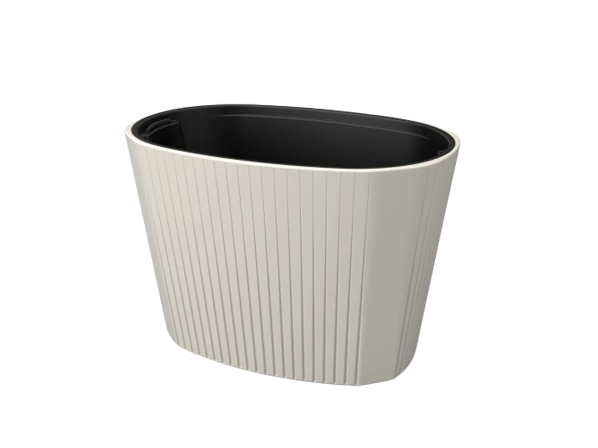 Саксија Muza Oval 59cm - крем