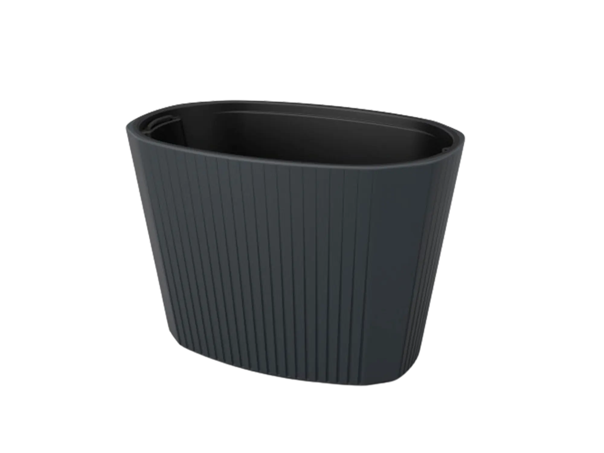 Саксија Muza Oval 59cm - антрацит