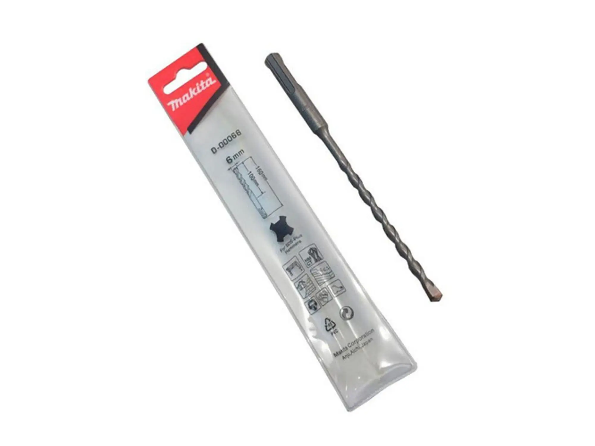 Бургија Makita SDS-Plus 6x160mm D-00066