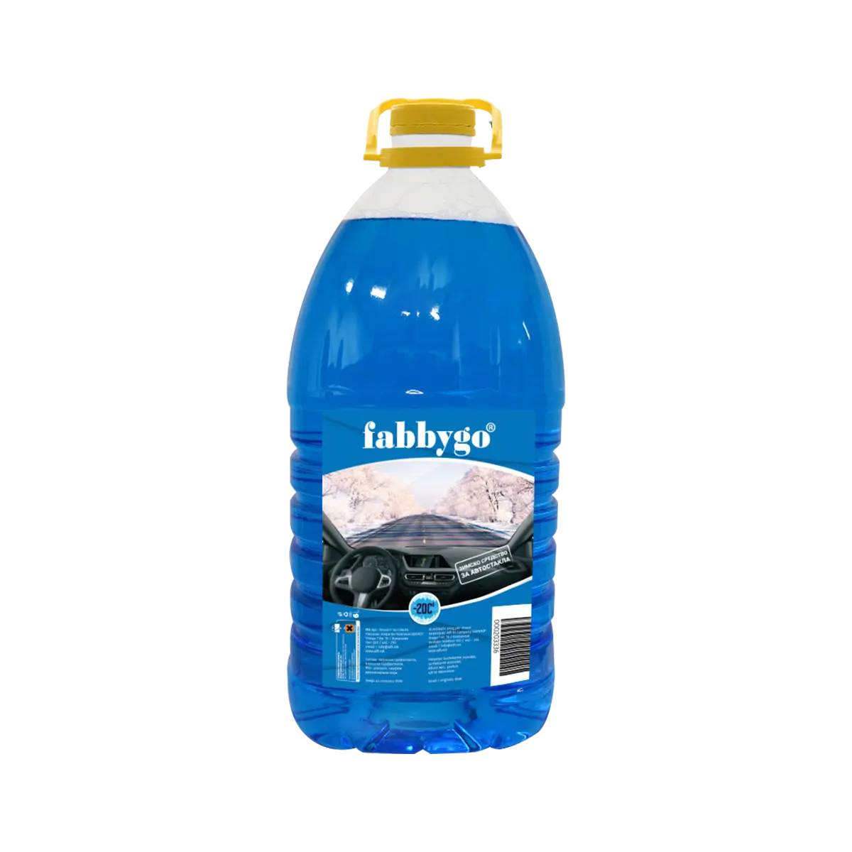 Течност за стакло зимско FABBYGO 5+1L