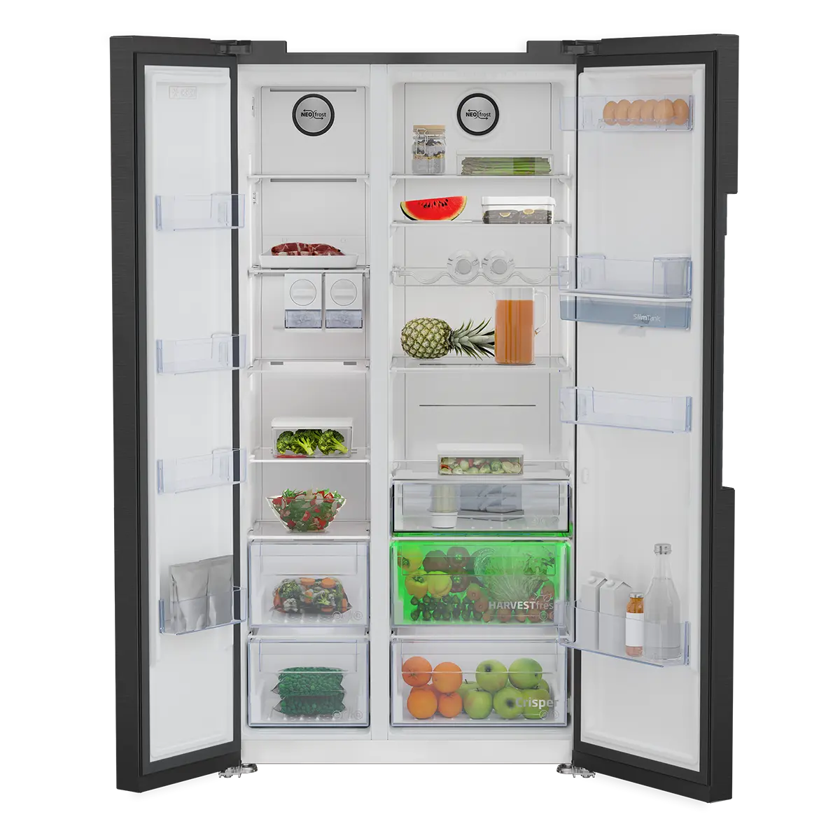 Side by side фрижидер BEKO GN163241 XBRN thumb 3