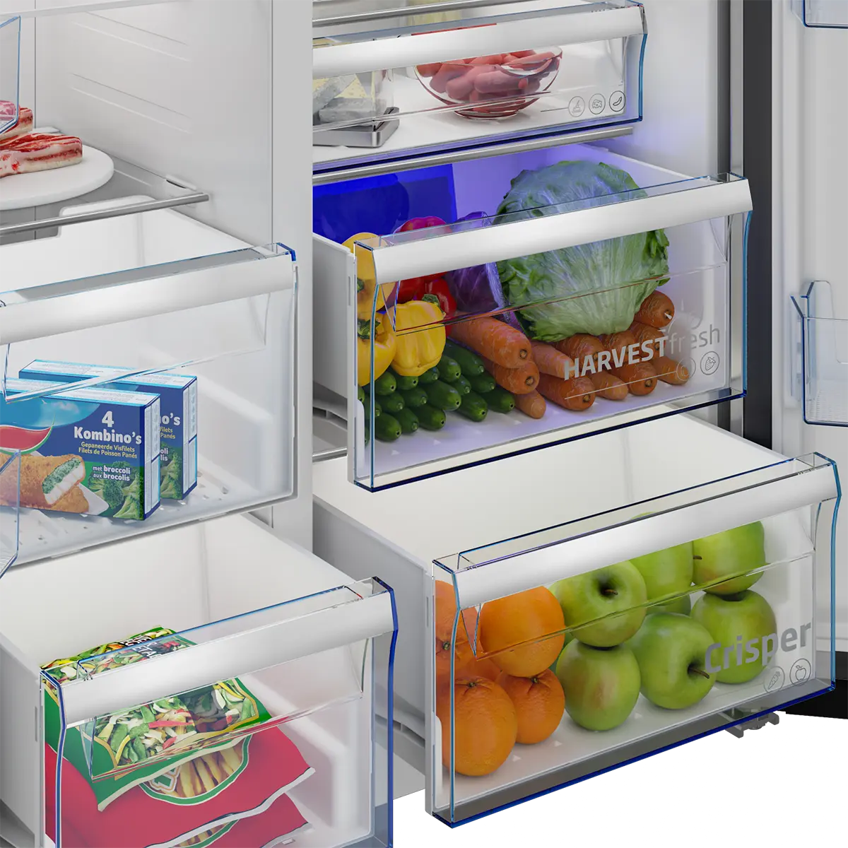 Side by side фрижидер BEKO GN163241 XBRN thumb 6