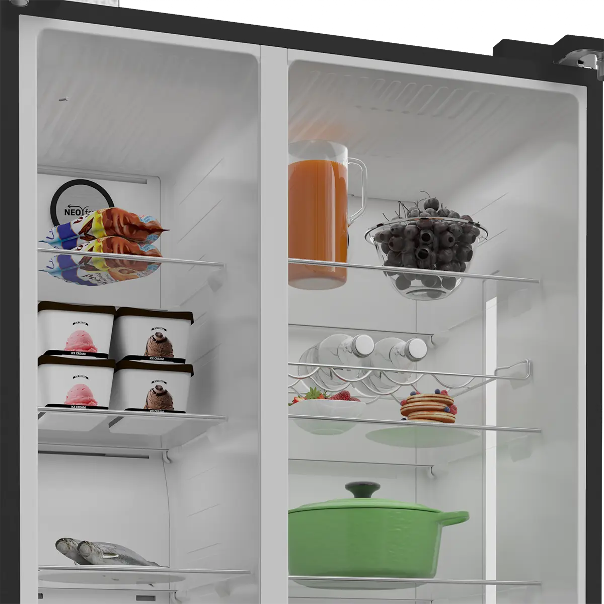 Side by side фрижидер BEKO GN163241 XBRN thumb 5