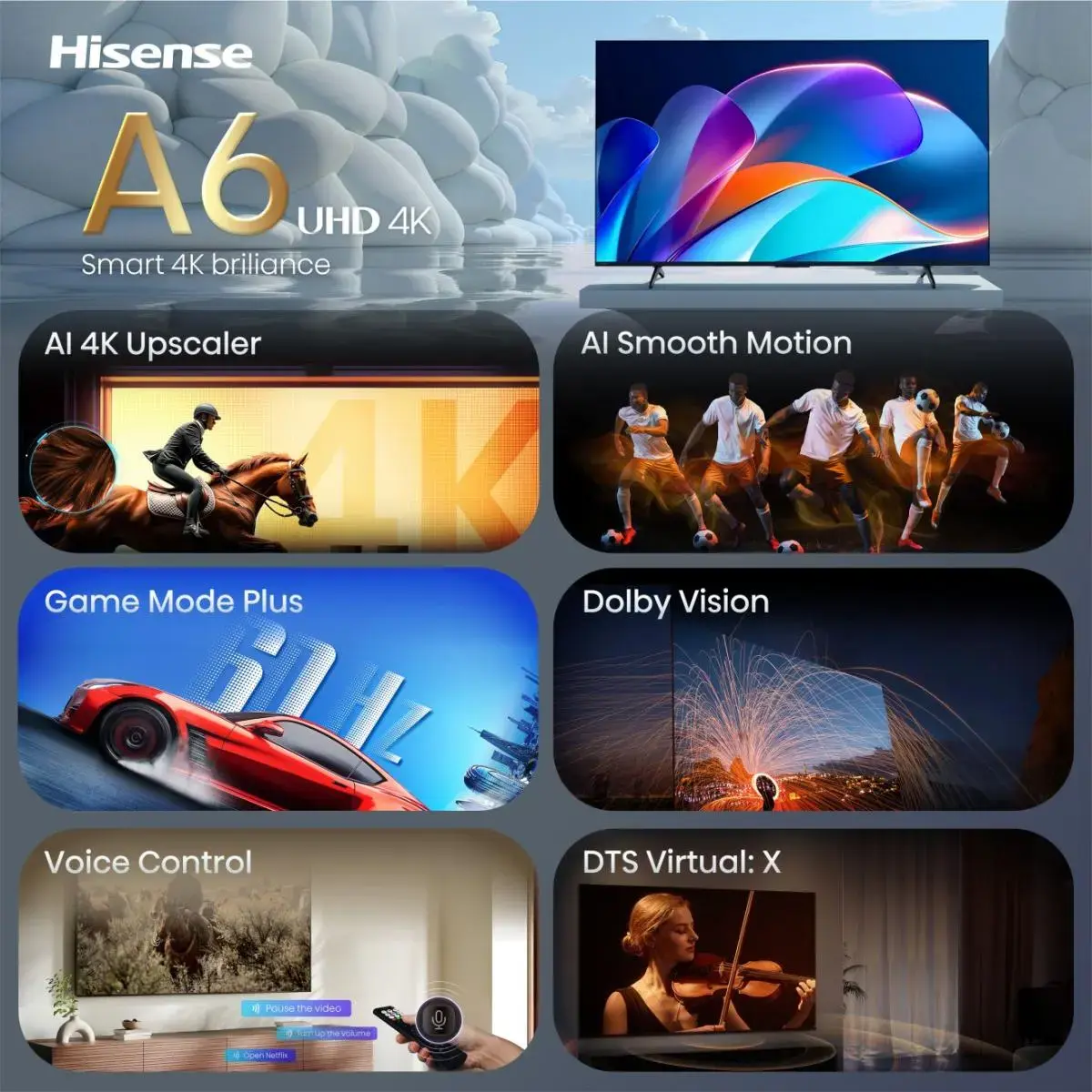 TV HISENSE 43A6S thumb 3