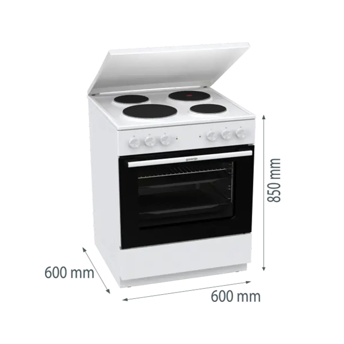 Шпорет Gorenje GE6A41WB thumb 3