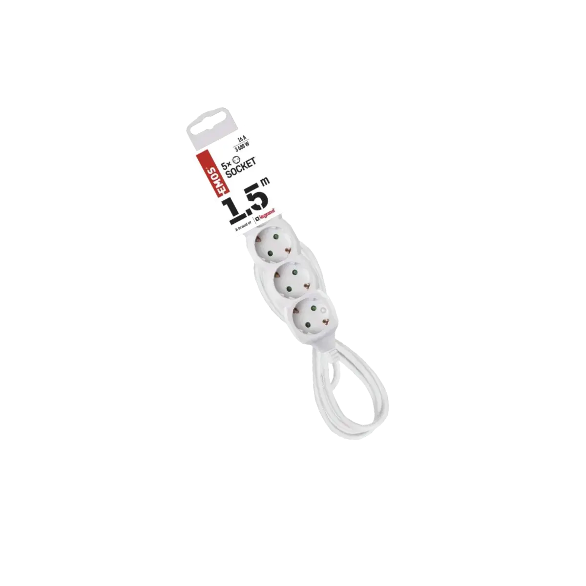 Продолжен кабел 5V/1.5M 3X1MM P0521