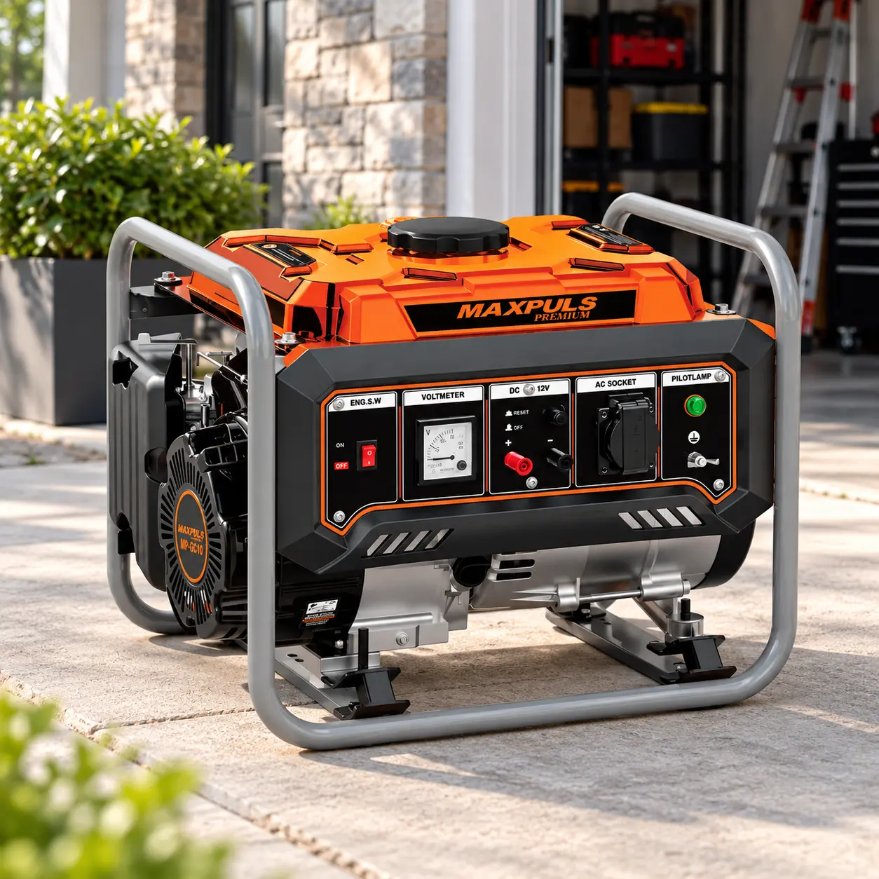 Агрегат на бензин 1.0kw,2.9HP MP-GG10 thumb 2