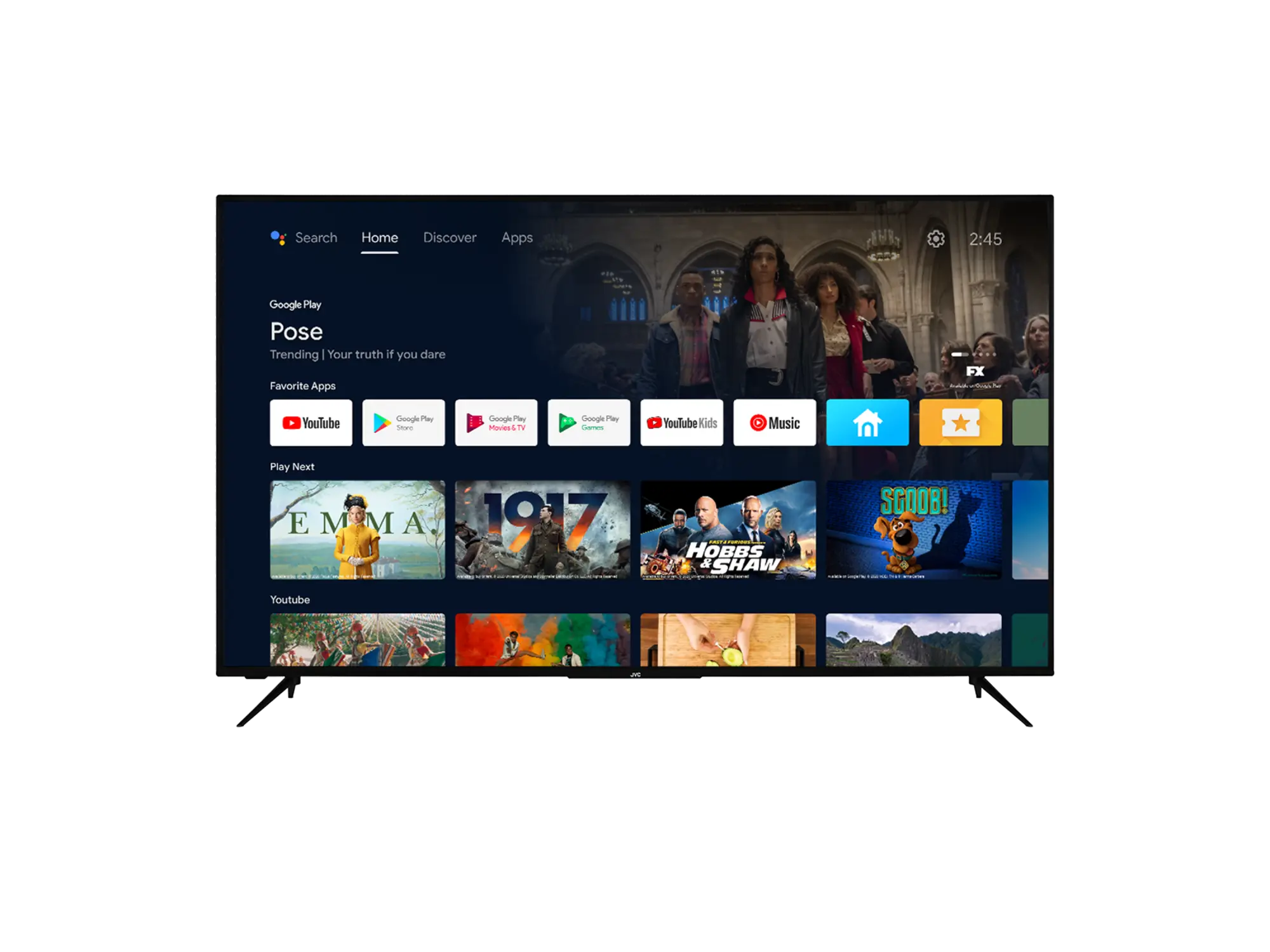TV 50" JVC LT-50VA3000 4K ANDROID TV thumb 1