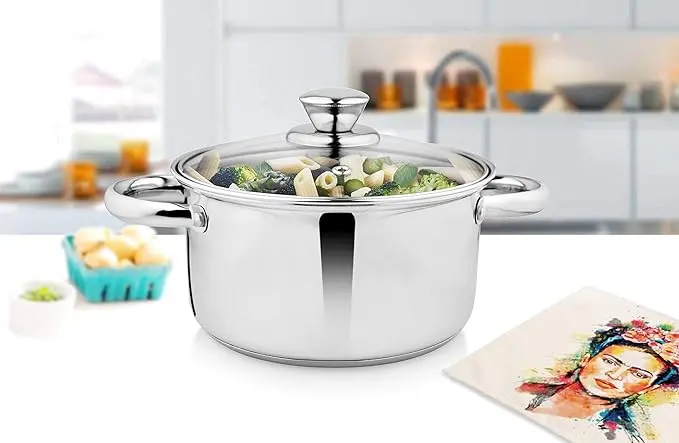 Длабоко тенџере fabbygo 24cm INOX thumb 2