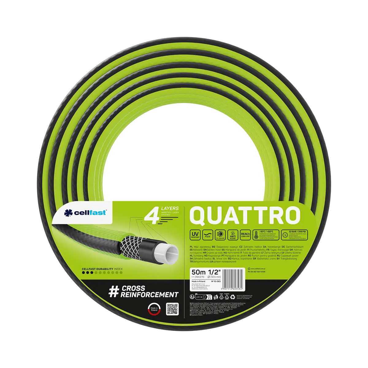 Сет црево Quattro 1/2" 50M 10-063