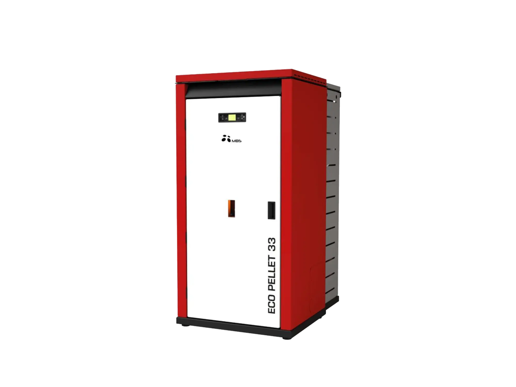 Камин MBS ЕКО Pellet 33kw - Црвен