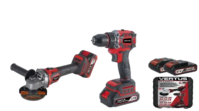 Сет бат. бормашина + брус.21V VT-CAGD21
