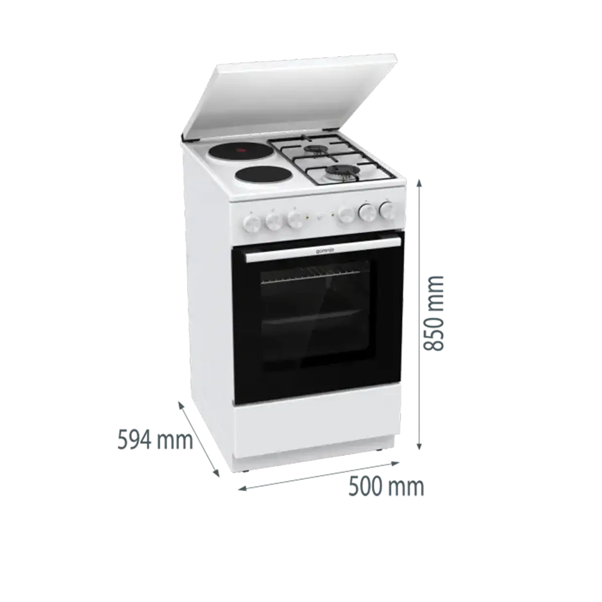 Шпорет GORENJE GK5A12WG thumb 2